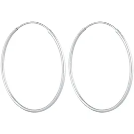 Elli Creolen Basic Klassisch Silber 925