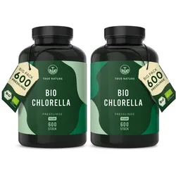 Bio Chlorella Presslinge – Chlorophyll und Carotinoide 1200 St