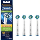 Oral-B CrossAction Weiß 4 Bürstenköpfe - Weiß