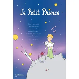 Grupo Erik Der kleine Prinz Poster - Kunstdruck - Deko Wohnzimmer oder Deko Schlafzimmer - Deko Zimmer - Größe : 61 x 91 - Offizielle Lizenz - Der kleine Prinz Geschenke