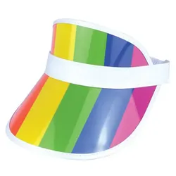 Regenbogen Sonnenvisier Pride