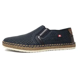 Rieker Slipper Herren Blau 41