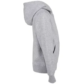 Build Your Brand Organic Basic Reißverschlusspullover Heather Grey 146-152 cm