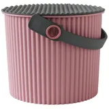 sceltevie Hachiman Aufbewahrungseimer Omnioutil Mini 4 L 4-tlg. rosa
