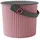 sceltevie Hachiman Aufbewahrungseimer Omnioutil Mini 4 L 4-tlg. rosa
