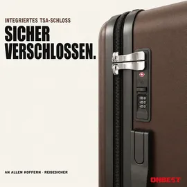 onbest Kofferset 4-tlg. braun