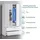 home collective Kleiderschrank 90x51x182 cm Weiß