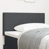 vidaXL Kopfteil Einfaches Design Dunkelgrau 100 cm Cordstoff
