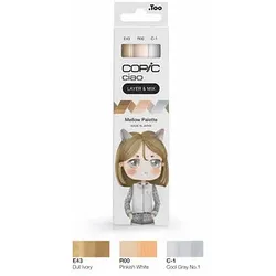 COPIC® Ciao Mellow Palette Layoutmarker-Set farbsortiert 1,0 + 6,0 mm, 3 St.