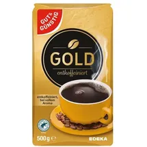 Gut&Günstig Gold entkoffeiniert gemahlener Kaffee 500 g