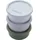 Fackelmann Snacking-Boxen 3er-Set 3,3 x 8 cm grün
