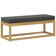 vidaXL Hocker Bank 115 x 43 x 45 cm Weiß