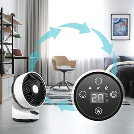X4-LIFE Pinguin DX 32 cm Tischventilator Weiß