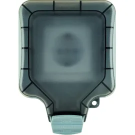 Schwaiger Aufputz Steckdose 1-fach, hellgrau