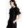 Tom Tailor Denim Damen T-Shirt mit Lochstickereien Schwarz L