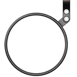 Highsider Circula-S Lenkerendenspiegel kurz schwarz