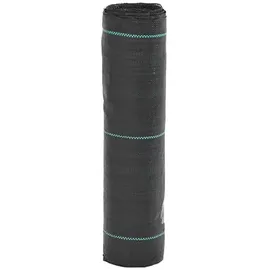 vidaXL Unkrautvlies Schwarz 0,5 x 50 m