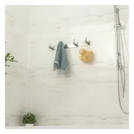 Intirilife Garderobenleiste Modell B Silber