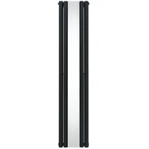 MonsterShop Röhrenheizkörper Oval 1800 x 380 mm grau matt