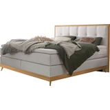 Hasena Boxspringbett »Villa«, weiss/Eiche bianco, / Weiß, Liegefläche:140 x 200 cm, Topper:Base-Topper