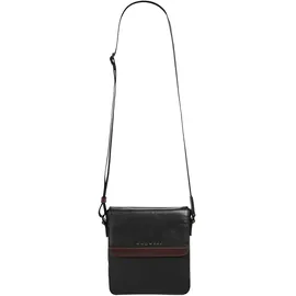 Bugatti Corso DeLuxe Umhängetasche Leder 21 cm schwarz