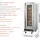 Vevor Hot Box Speisenwärmer Imbisswärmer mit 16 Ebenen & Wasserschale & Glas-Einzeltür & verstellbaren Ablagen, Speisewärmerschrank aus Edelstahl, ideal zur Aufbewahrung von Pizza Hühnchen
