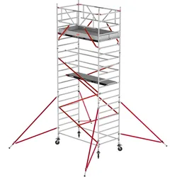 Altrex Fahrgerüst RS Tower 52 Aluminium mit Holz-Plattform 7,20m AH 1,35x1,85m