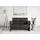 DOMO collection 2-Sitzer DOMO COLLECTION "Pina, schmale Armlehnen, mit Federkern, kompakt & elegant", grau, B:159cm H:95cm T:88cm, 100% Polyester, Sofas, Hoher Sitzkomfort, Luxus-Microfaser Lederoptik, grau, Breite 159 cm