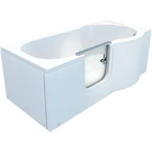 AcquaVapore Seniorenwanne mit Tür 170 x 85 cm (S12-L)