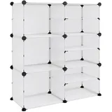 vidaXL Schuhregal 84 x 93 x 31,5 cm transparent / transparent
