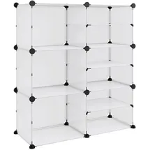 vidaXL Schuhregal 84 x 93 x 31,5 cm transparent / transparent