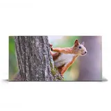 banjado Magnettafel 37 x 78 cm Silber