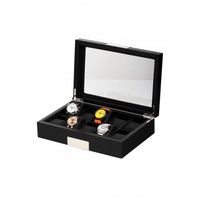 Rothenschild Uhrenbox Rothenschild Uhrenbox RS-2350-10BL für 10 Uhren black schwarz