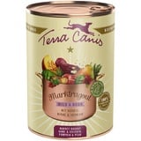 Terra Canis 6x 385g Marktragout Wild & Huhn mit Kürbis, Birne & Thymian Terra Canis Hundefutter nass