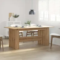 VidaXL Esstisch Artisan-Eiche 180x90x76 cm Holzwerkstoff