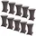 Baumarktplus 10x Stehtischhusse Stretch 70 cm anthrazit Tischdecke Husse Bistrotisch Partytisch