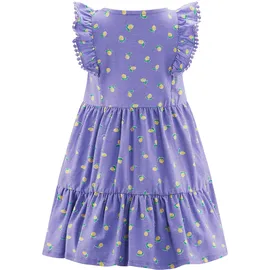 happy girls "Mädchenkleid", Mädchen, Gr. 116, EURO-Größen, lila, Stoff, 100% Baumwolle, normal, Kleider Sommerkleid