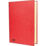 RNK RNKVERLAG 4618-2 - Konferenz- und Ordnungsmappe mit Gummizug, Maße (BxH) 245 x 345 mm, bis DIN A4, 20 Fächer, rot, 1 Stück