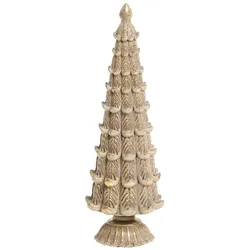Chic Antique Deko Weihnachtsbaum Antique Stil, H20/Ø 6 cm, latte
