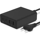 Belkin 108W 4-Port Ladegerät, 2x USB-C, 2x USB-A, schwarz, 2m Netzkabel