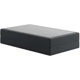 home collective Boxspringbett 120 x 200 cm H2 Anthrazit