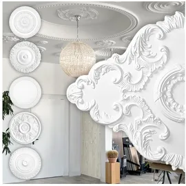 HEXIM Perfect Stuckrosette HEXIM Perfect weiß 2 St. 94 x 66 cm