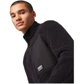 OAKLEY Apparel Mountain Fire Sherpa Fleece Mit Durchgehendem Reißverschluss - Blackout - XL