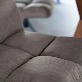 Home Deluxe Esszimmerstuhl drehbar 4er Set NODA - Webstoff Grau/Braun