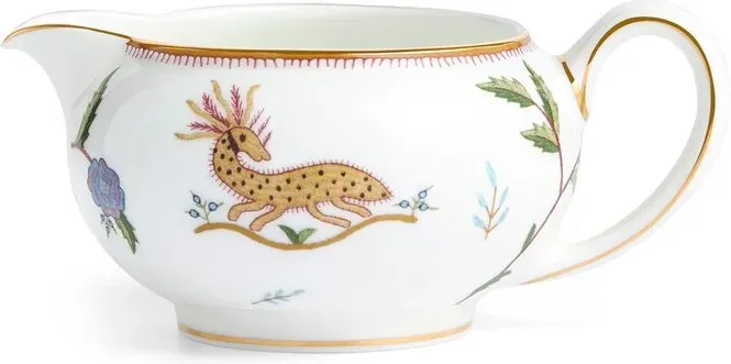 WEDGWOOD Kit Kemp Mythical Creatures Fein Bone China Milchkännchen mit 22K Goldbänderung