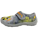 Fischer Markenschuh Hausschuh grau 26