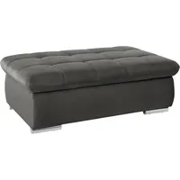 DOMO collection Hocker »Mona«, mit Stauraumfach, grau
