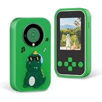 VBESTLIFE Kinderkamera für 3-12 Jahre Alte Mädchen Jungen, Kinder Digitale Videokamera mit Cartoon Soft Cover, 1080p HD Kids Selfie-Kamera für Kleinkind (Green)