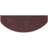 MY HOME Stufenmatte MY HOME "Blackburn", rot (weinrot), B:23,5cm H:4mm L:65cm, Kunstfaser, Teppiche