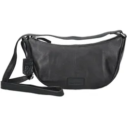 Umhängetasche BURKELY "BURKELY Taschen Glattleder", Damen, Gr. one size, schwarz, Taschen
